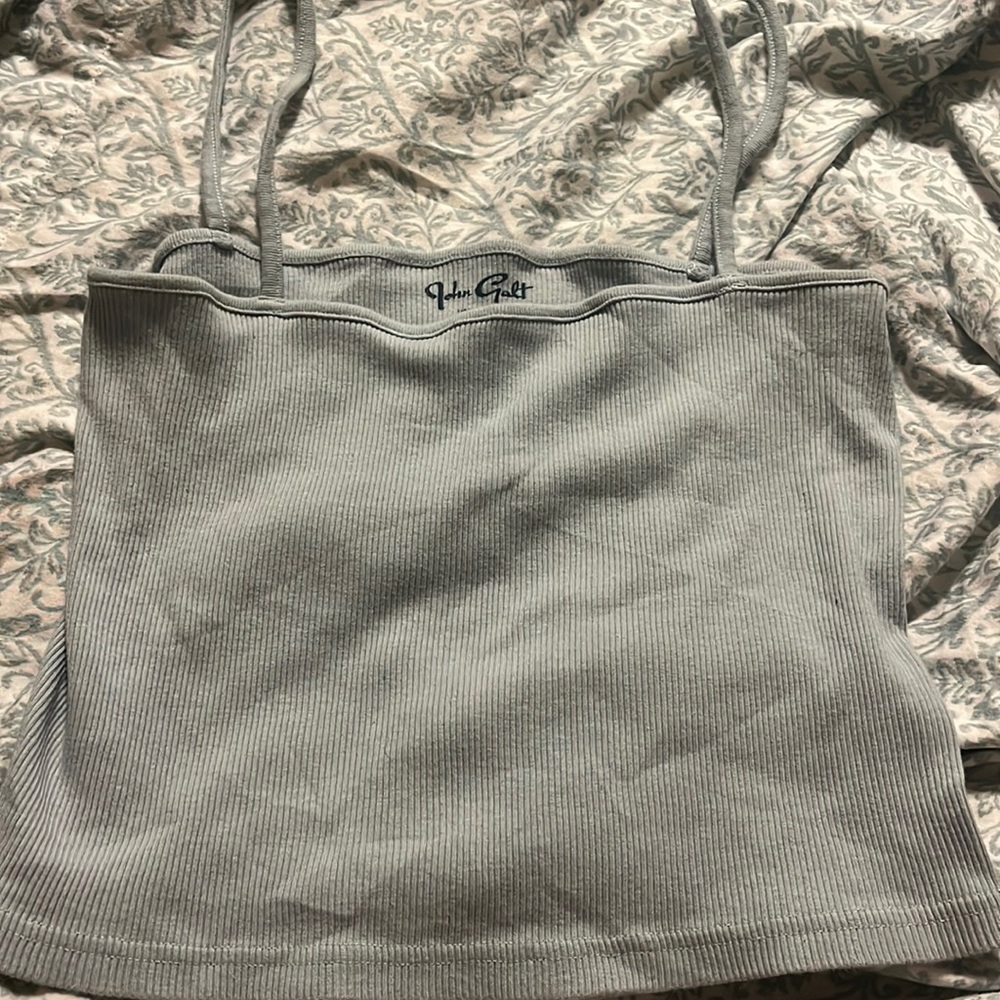 John Galt blue tank top